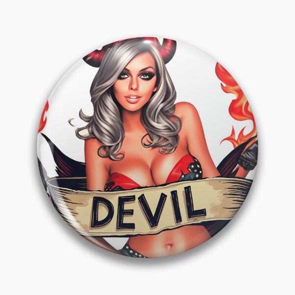 Item preview, vintage devil beside designed and sold by aliraweb.