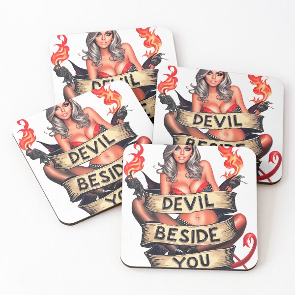 Item preview, vintage devil beside designed and sold by aliraweb.