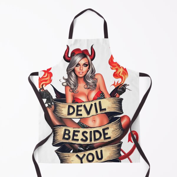 Item preview, vintage devil beside designed and sold by aliraweb.