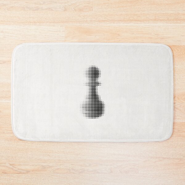 Item preview, Chess Black Pawn Halftone Effect designed and sold by trepiu.