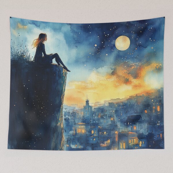 Item preview, Moon View designed and sold by Paula Belle Flores.