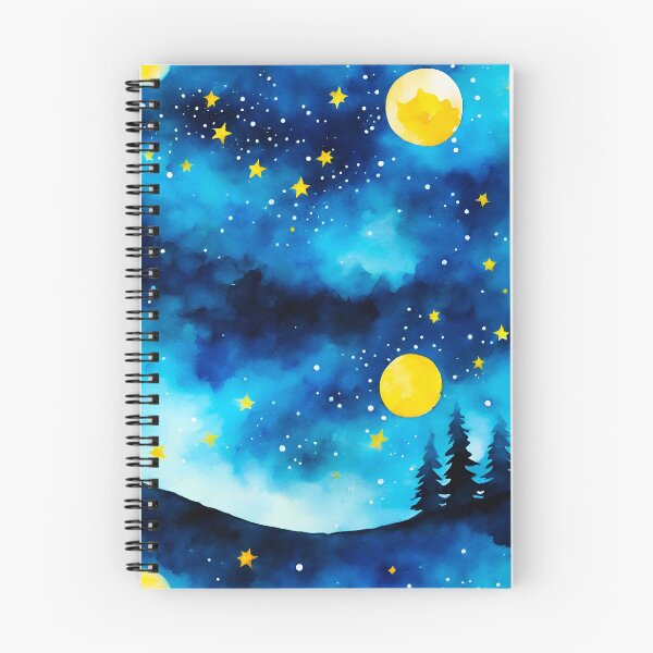 Item preview, Dreamy Night Sky Watercolor 4 designed and sold by Tom-Johnson.