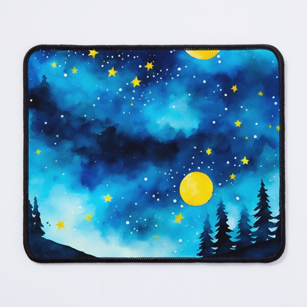 Item preview, Dreamy Night Sky Watercolor 4 designed and sold by Tom-Johnson.