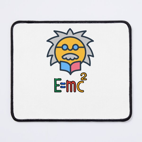 Item preview, Einstein's Equation, Energy Equals Mass Times Speed of Light Squared, Genius at Work, E=mc² Illustrated designed and sold by TolgaSal.