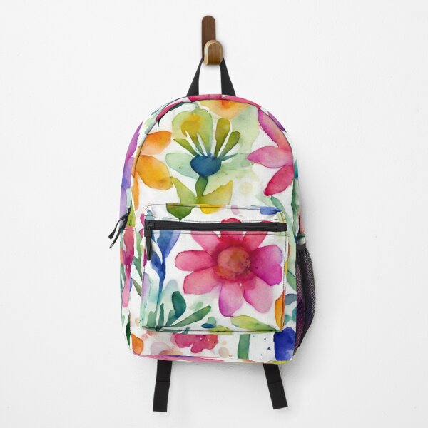 Item preview, Eclectic Watercolor Funky Flowers Pattern 4 designed and sold by Tom-Johnson.