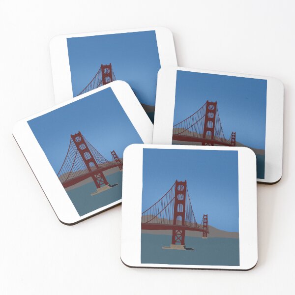 Item preview, Golden Bridge - California designed and sold by mahiandmoo.