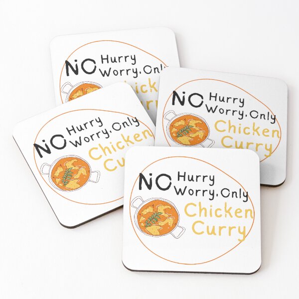 Artikelvorschau, Keine Eile, keine Sorge, nur Hühnercurry entworfen und verkauft von Digiart Den.