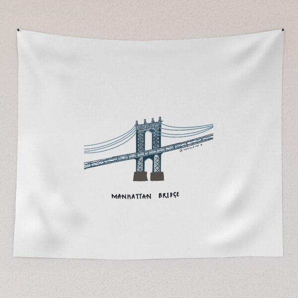 Item preview, Manhattan Bridge designed and sold by mahiandmoo.