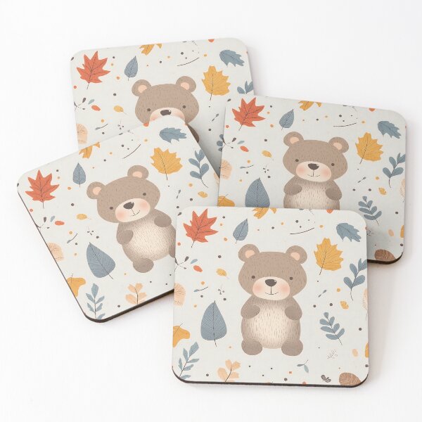Item preview, Cute Bear in Pastel Autumn designed and sold by AiriArt.
