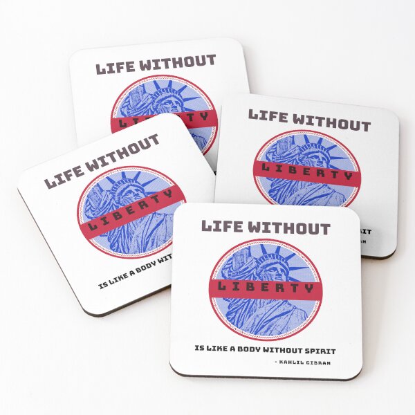 Item preview,  Life Without Liberty Is A Spiritless Body designed and sold by EngagingLayout.