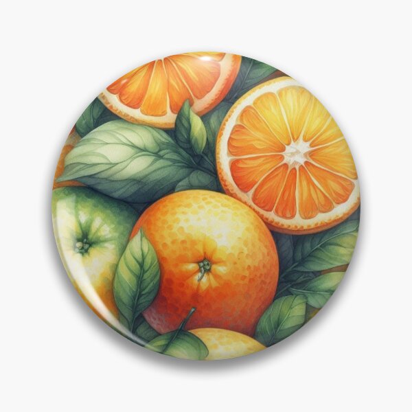 Item preview, Orange pattern in water paint designed and sold by Elementsdsgn.
