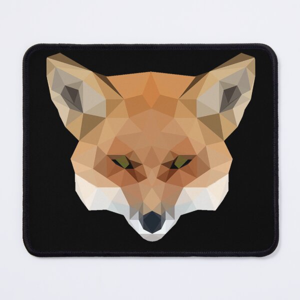 Item preview, Geometric Fox Head Design - Low Poly Abstract Wildlife Art designed and sold by OrangePoly.