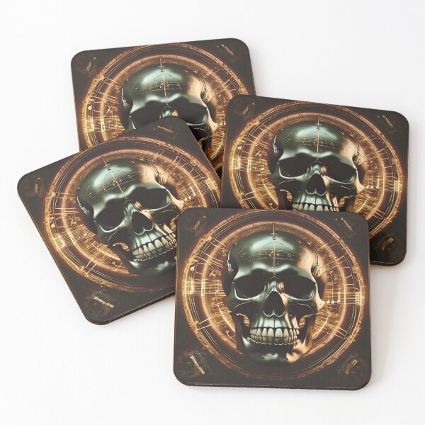 Item preview, Skull Surrounded by Musical Notes designed and sold by TheDarkStone.