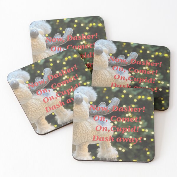 Item preview, Now, Dasher! On, Comet! On, Cupid! Dash away! (tema de los renos de Santa) designed and sold by PariSeine.