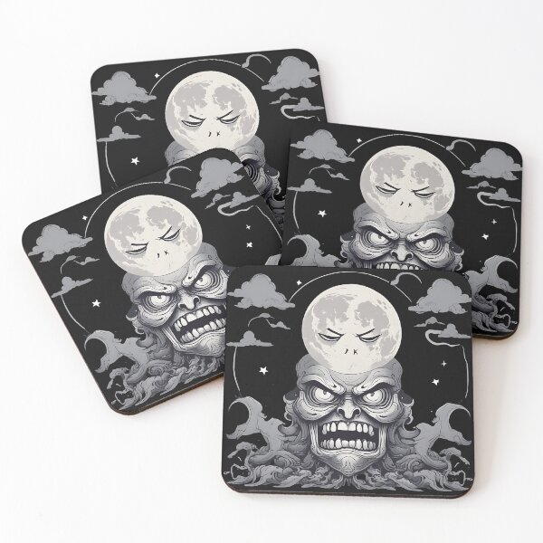 Item preview, Halloween moon designed and sold by Temdo7.