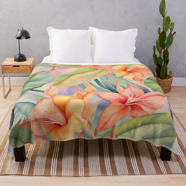 Item preview, Tropical florals designed and sold by ReverieTown.