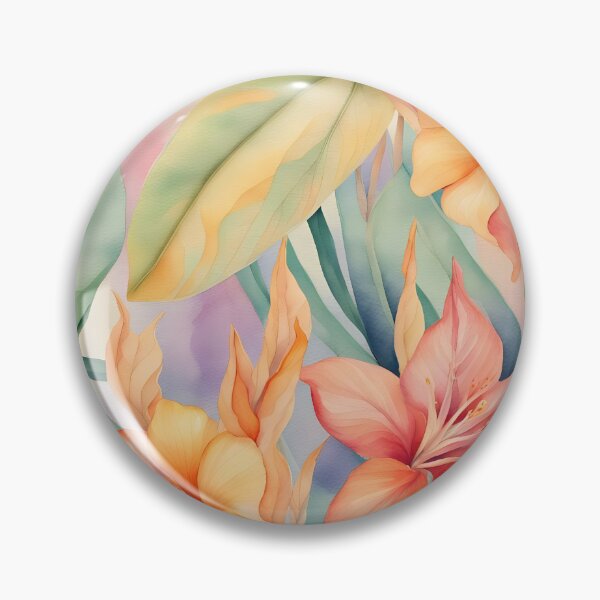 Item preview, Tropical florals designed and sold by ReverieTown.