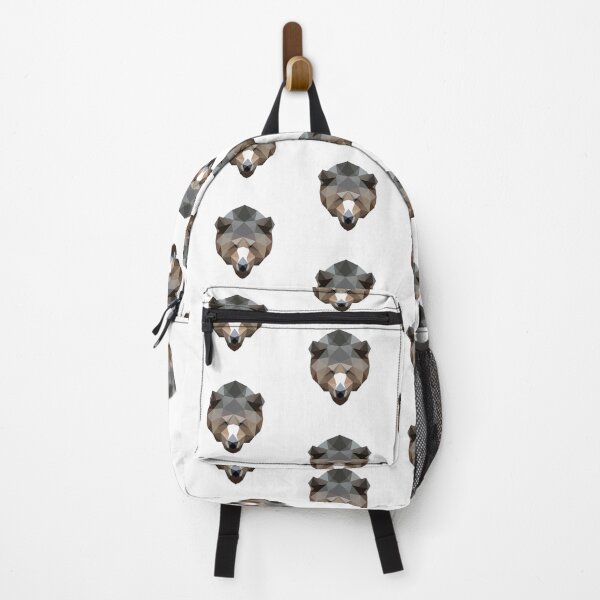 Item preview, Geometric Bear Head Design - Low Poly Abstract Wildlife Art designed and sold by OrangePoly.