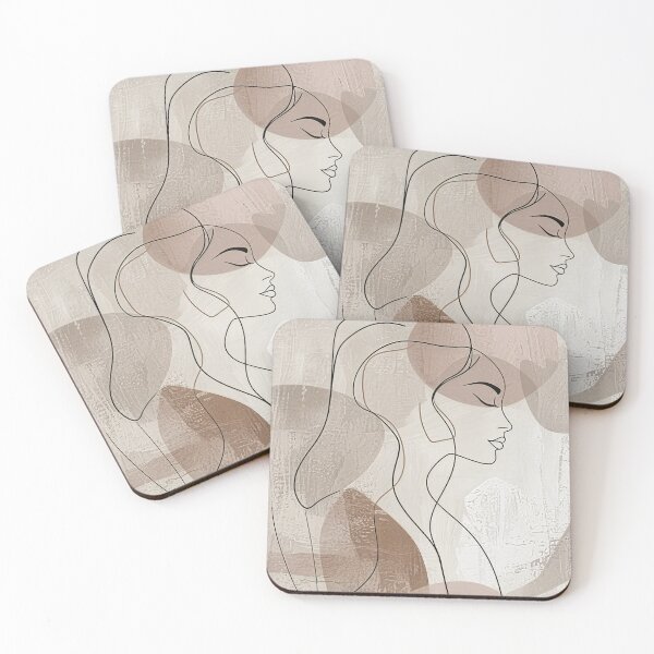 Item preview, Modern Woman Line Art designed and sold by SparroCreative.