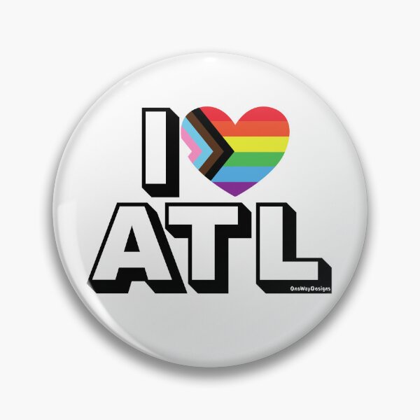 Item preview, I LOVE ATL LBGTQ+ designed and sold by One-Way-Designs.