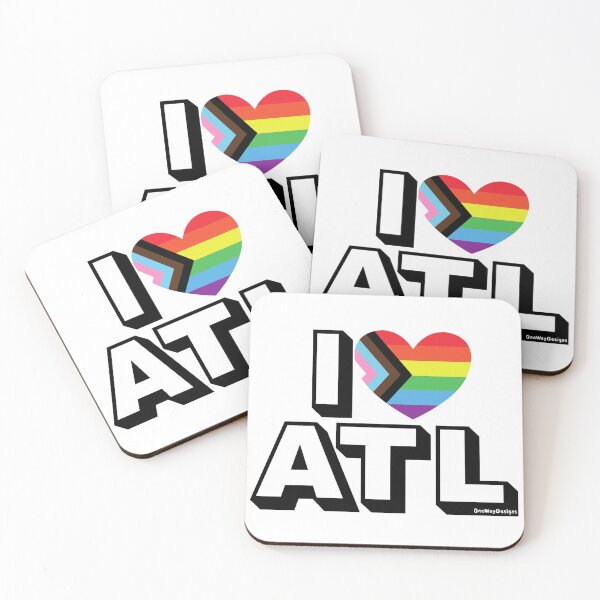 Item preview, I LOVE ATL LBGTQ+ designed and sold by One-Way-Designs.