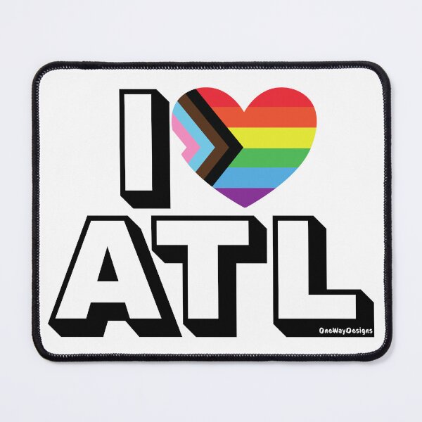 Item preview, I LOVE ATL LBGTQ+ designed and sold by One-Way-Designs.