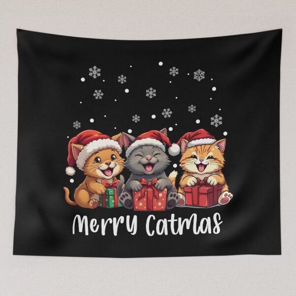 Item preview, Christmas Kitty Cats Merry Catmas designed and sold by Blok45.