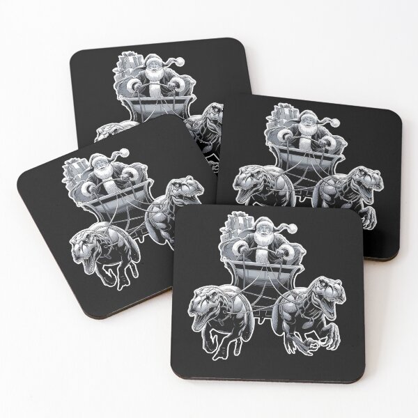 Item preview, Dinosaurs and Santa Claus designed and sold by Ambient Mind Design.