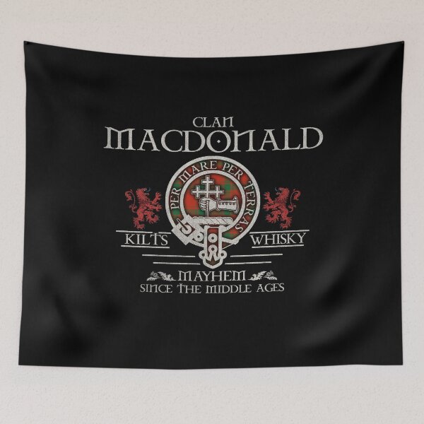 Item preview, Clan MacDonald of Sleat tartan crest family reunion Highland Games designed and sold by Clan1093.