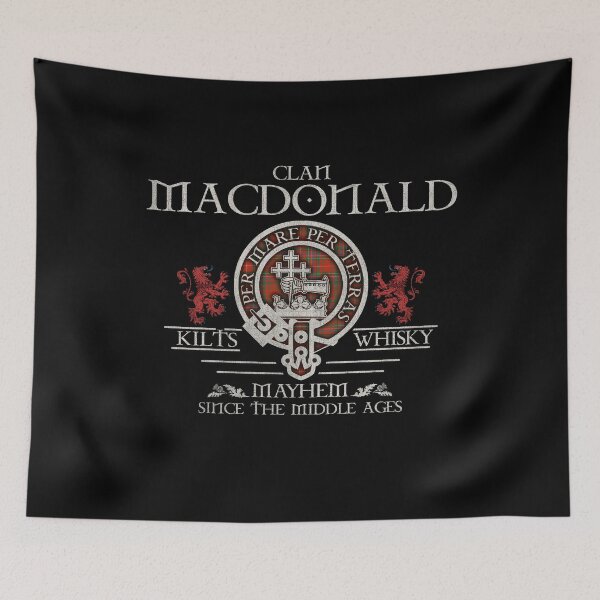 Item preview, Clan MacDonald of Staffa tartan crest family reunion Highland Games designed and sold by Clan1093.