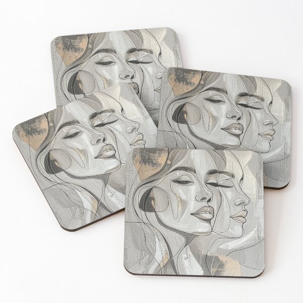 Item preview, Abstract Woman Line Art - retro designed and sold by SparroCreative.