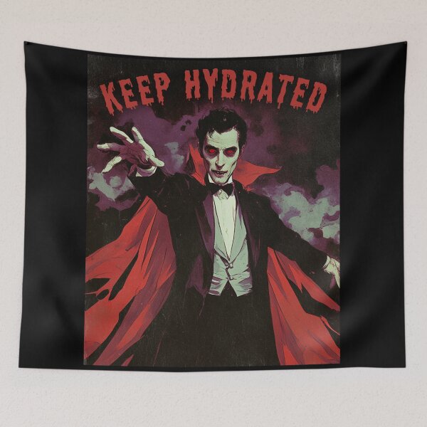 Item preview, Keep Hydrated -Vampiric Lust for Blood designed and sold by PitchBlackIcon.