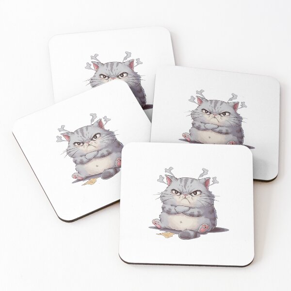 Item preview, angry cat designed and sold by feelmydance.