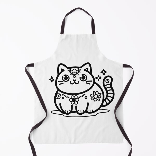 Item preview, KittyKat - Cute Smiley Cat with Stars designed and sold by KittyKatCats.