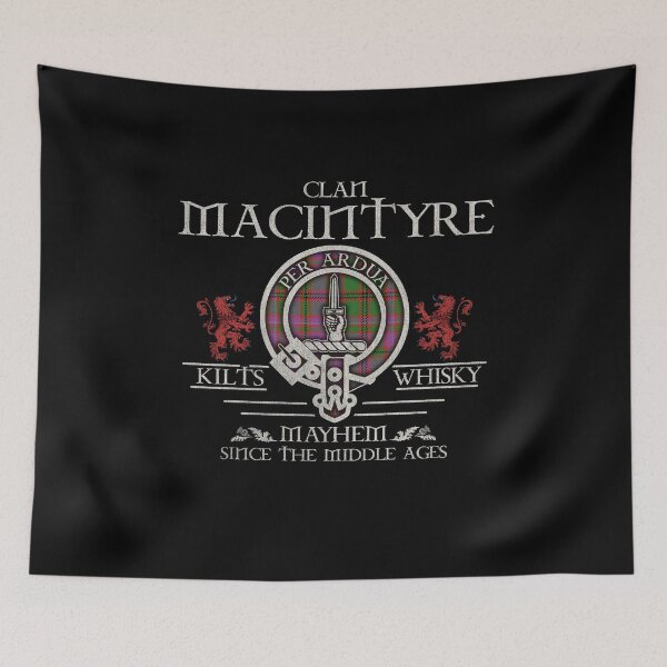 Item preview, Clan MacIntyre of Glenorchy tartan crest family reunion Highland Games designed and sold by Clan1093.