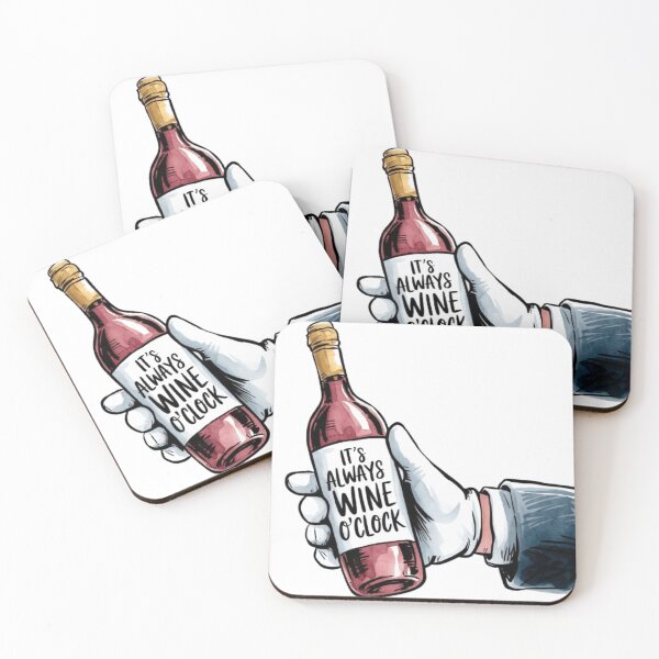 Item preview, It's Always Wine O'clock designed and sold by ArtQueen777.