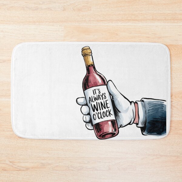 Item preview, It's Always Wine O'clock designed and sold by ArtQueen777.