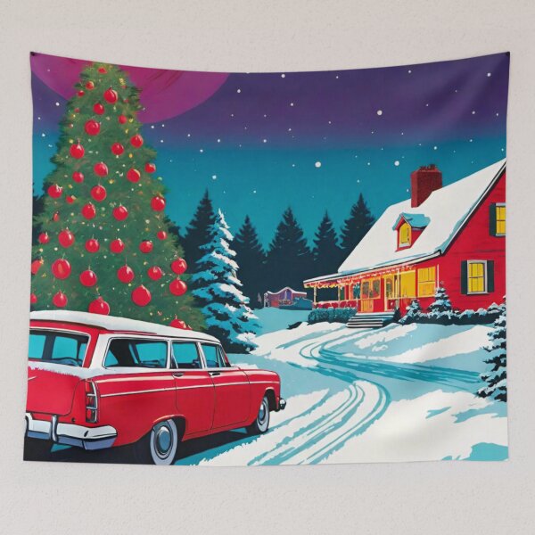 Item preview, Cozy Christmas Snowed-In Winter Wonderland designed and sold by GrizzlyCollective.