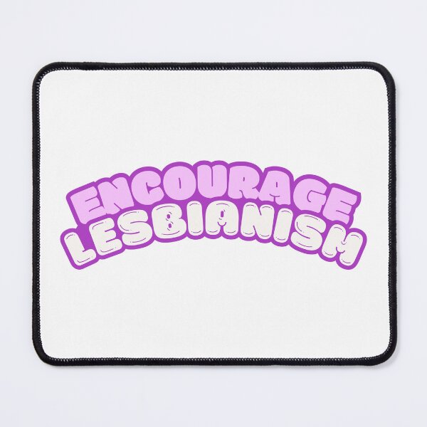 Item preview, Encourage Lesbianism – Cute Bold Purple Font designed and sold by WomaNation.