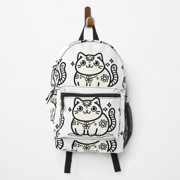 Item preview, KittyKat - Cute Smiley Cat with Stars designed and sold by KittyKatCats.