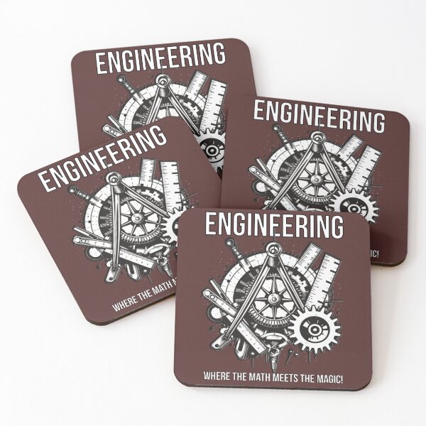 Item preview, Vintage Engineer: Where Math Meets Magic T-Shirt designed and sold by CoolEnthusias.