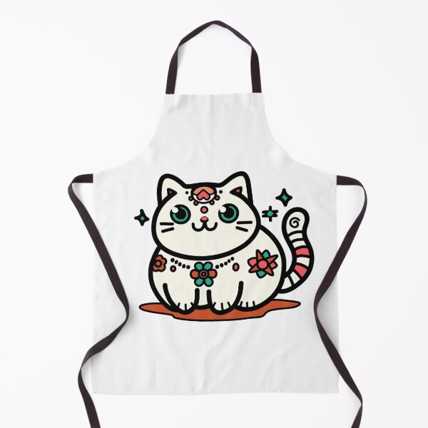 Item preview, KittyKat - Cute Smiley Cat with Stars designed and sold by KittyKatCats.