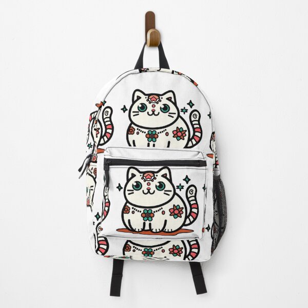Item preview, KittyKat - Cute Smiley Cat with Stars designed and sold by KittyKatCats.