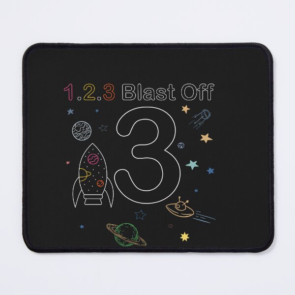 Item preview, 3rd Birthday Space Blast off Birthday Fun Space Birthday Theme designed and sold by Tujzui.