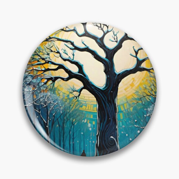 Item preview, A Festive Snow-Dusted Tree at Christmas designed and sold by GrizzlyCollective.