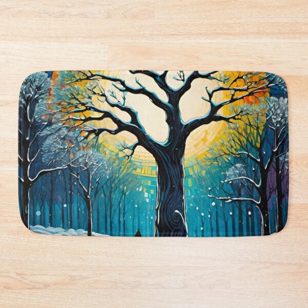 Item preview, A Festive Snow-Dusted Tree at Christmas designed and sold by GrizzlyCollective.