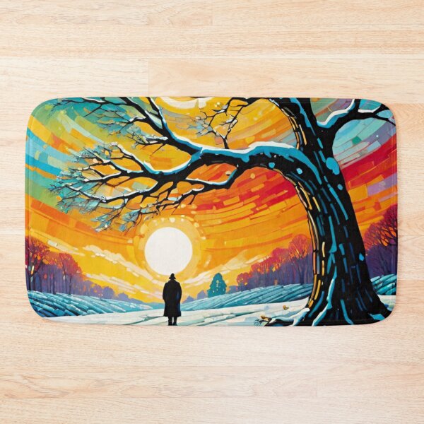 Item preview, Peaceful Snow-Covered Christmas Tree Outdoors designed and sold by GrizzlyCollective.