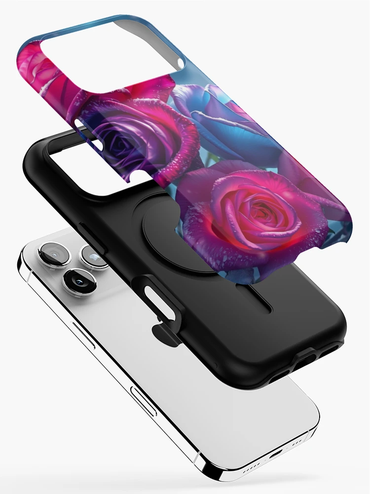 Thumbnail 2 of 4, iPhone Case, Romantic Roses  designed and sold by Azrabi.