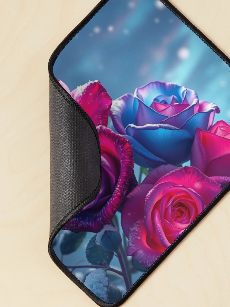 Thumbnail 2 of 5, Mouse Pad, Romantic Roses designed and sold by Azrabi.