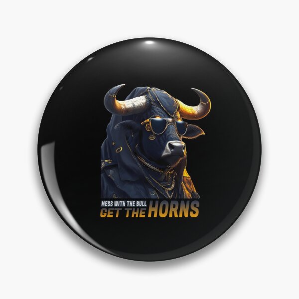 Item preview, Zodiac Taurus Gangster | Fun Quote “Mess with the Bull, Get the Horns” | Fierce Bull designed and sold by MystiqSlav.